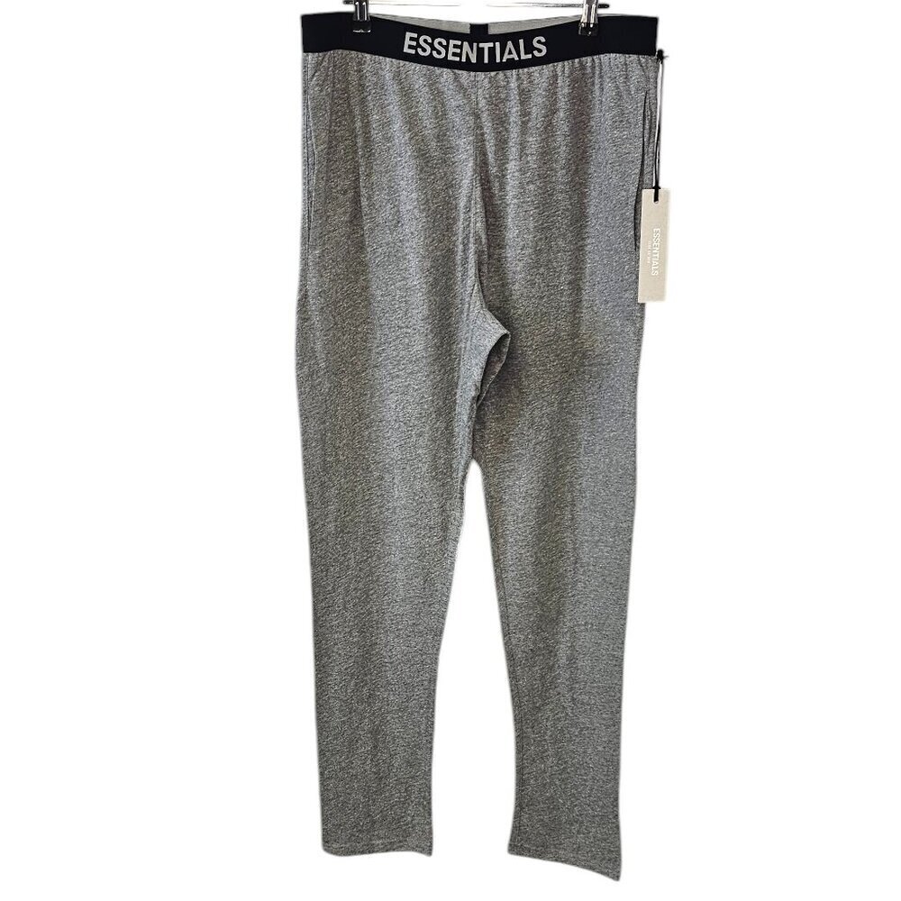 Essentials Fear of God Men's Lounge Pants - Gray, Casual Sleepwear, Size L